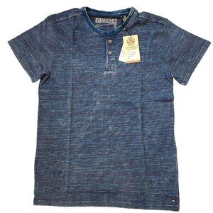Micros Los Angeles Goodboy Indigo Striped T Shirt Men's Size S
